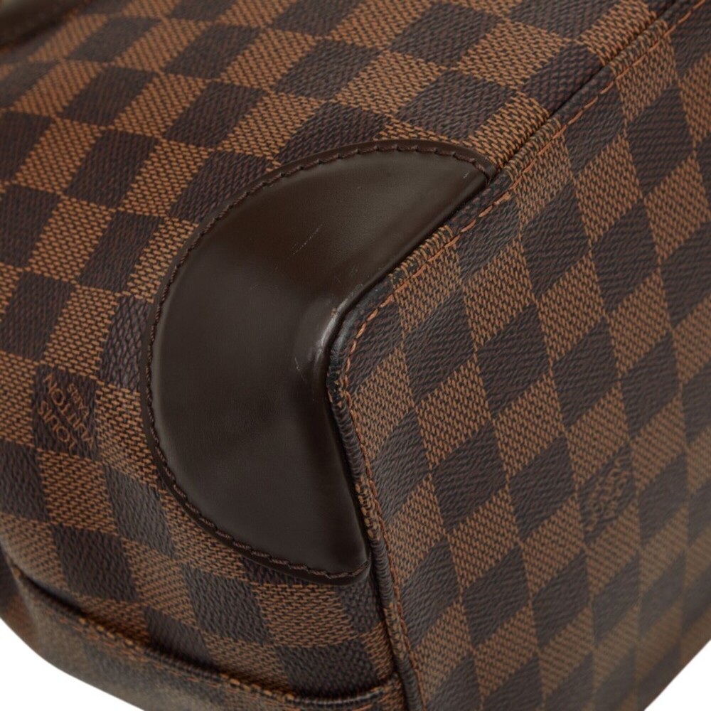 LOUIS VUITTON Brown Damier Leather Tote Bag - Picture 6 of 16